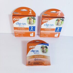 3x OFF! Clip-On Mosquito Repellent Refill For All Clip On Models Lot of 3 New